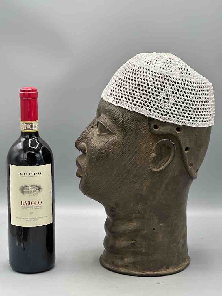 Solid color 100% nylon crocheted kufi African men's hat