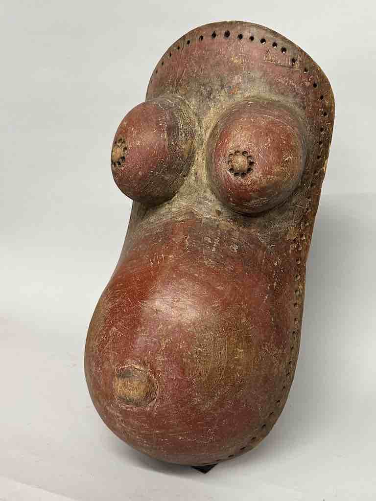 African Vintage Makonde Pregnant Fertility Dance Torso - Tanzania