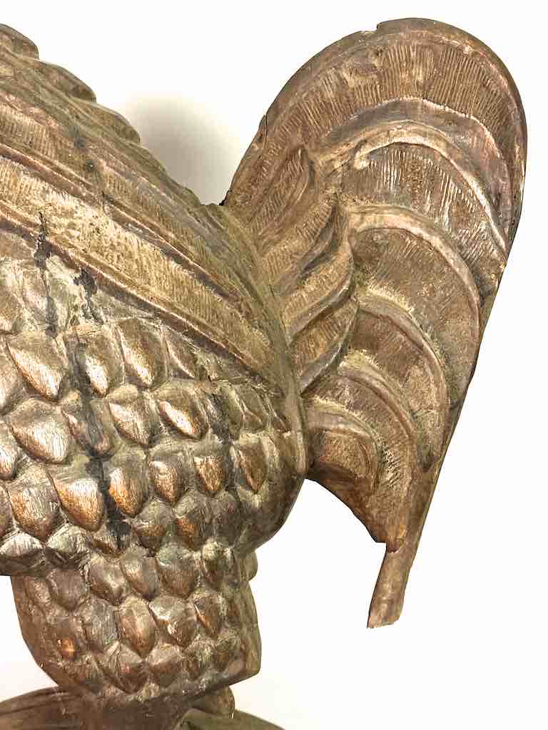 Large Wooden Chicken Figure | Ivory Coast, Africa