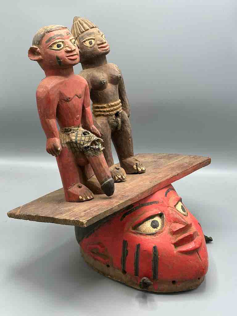 Yoruba Guelede fertility mask