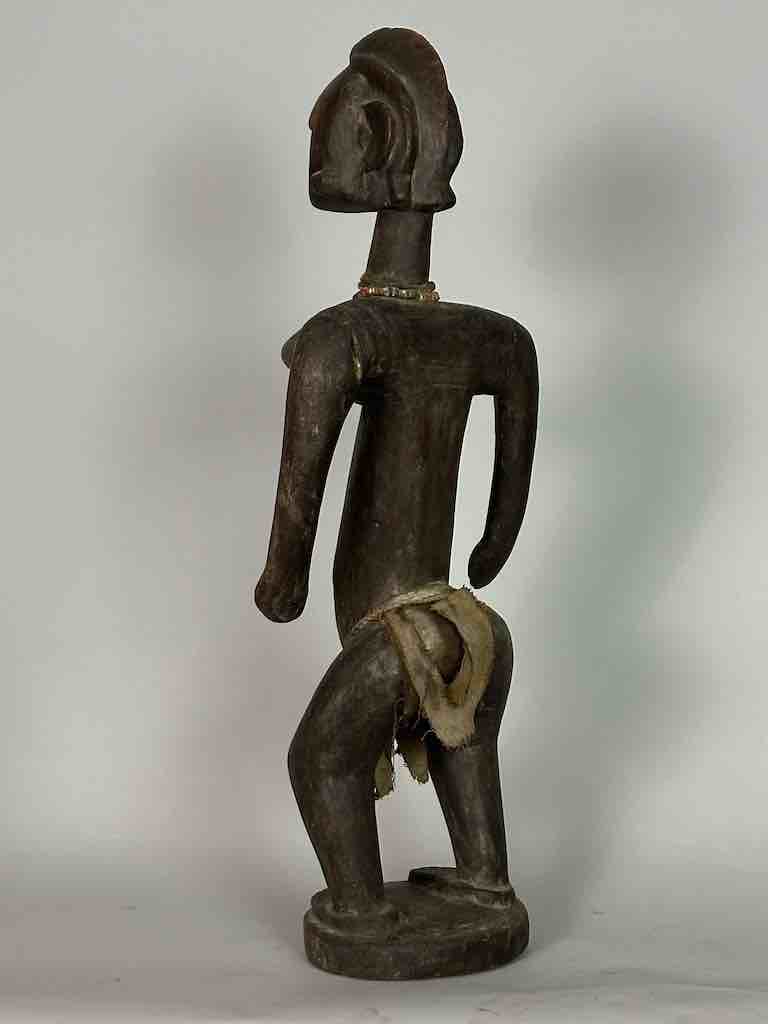 Vintage Standing Bambara Woman Spirit Statue | 28" - Mali