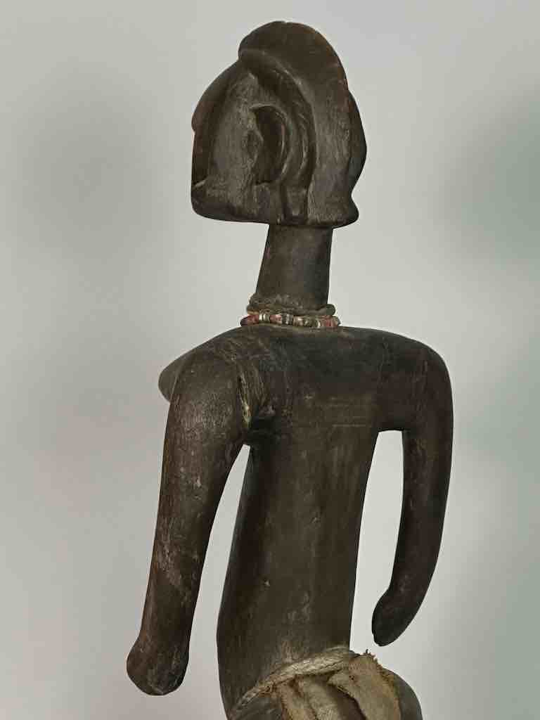 Vintage Standing Bambara Woman Spirit Statue | 28" - Mali