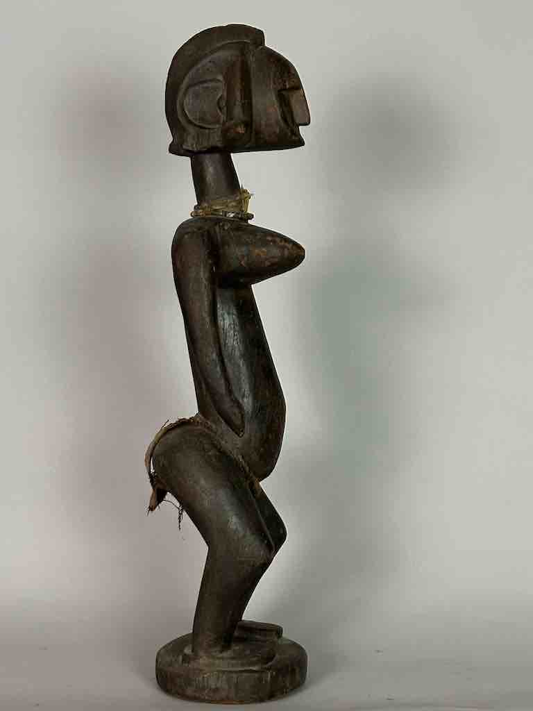 Vintage Standing Bambara Woman Spirit Statue | 28" - Mali