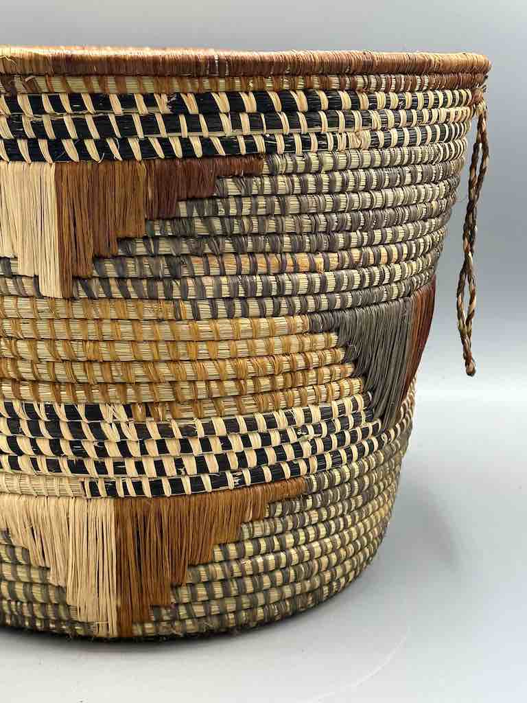 Large flared-top Batwa basket