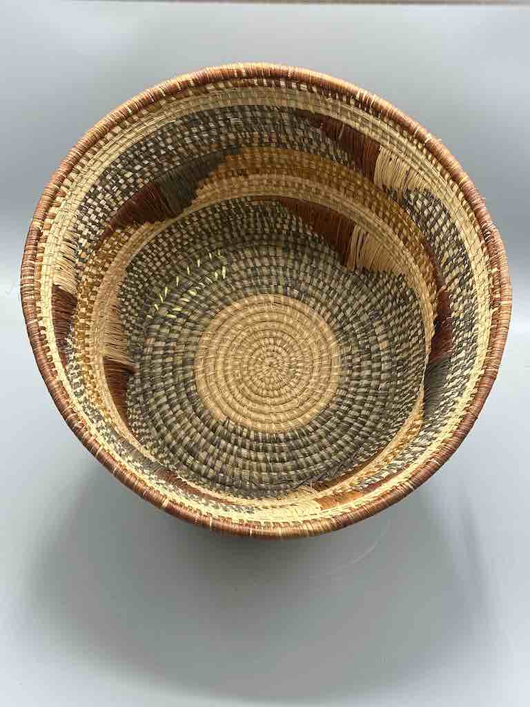 Large flared-top Batwa basket