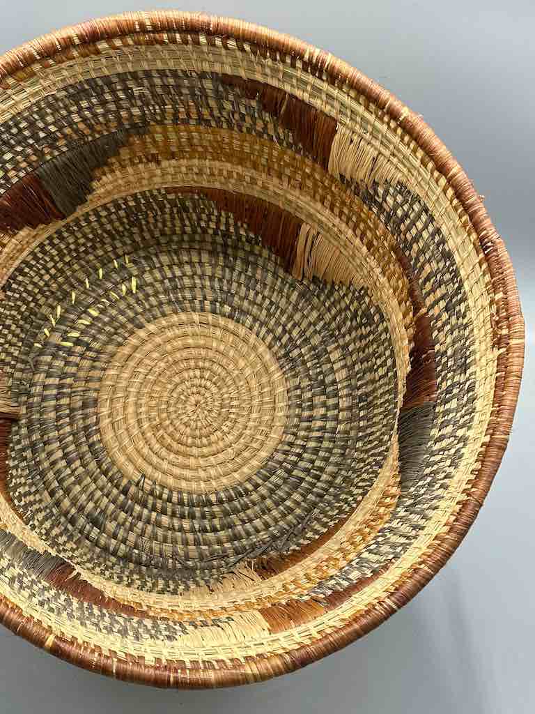 Large flared-top Batwa basket