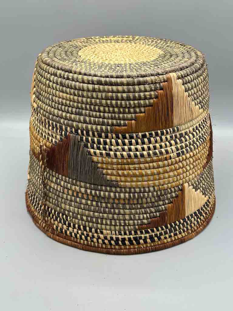 Large flared-top Batwa basket