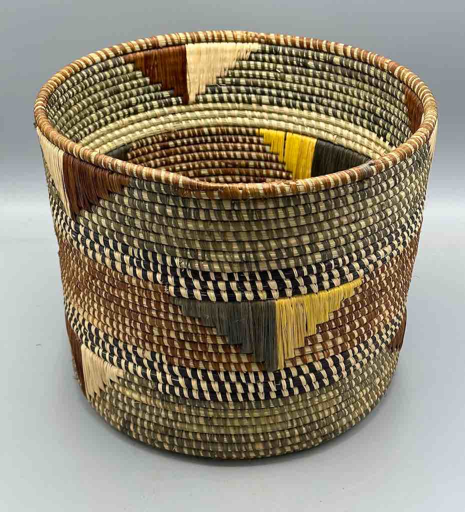 Large flared-top Batwa basket