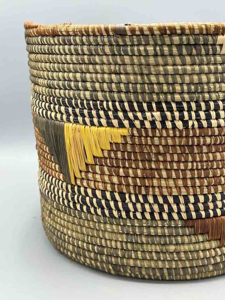 Large flared-top Batwa basket