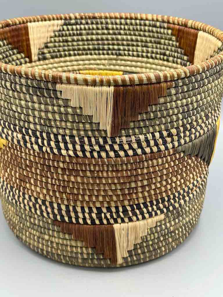 Large flared-top Batwa basket