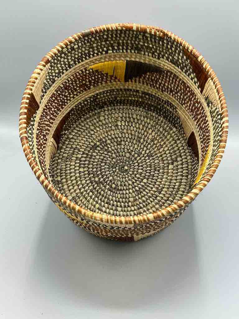 Large flared-top Batwa basket