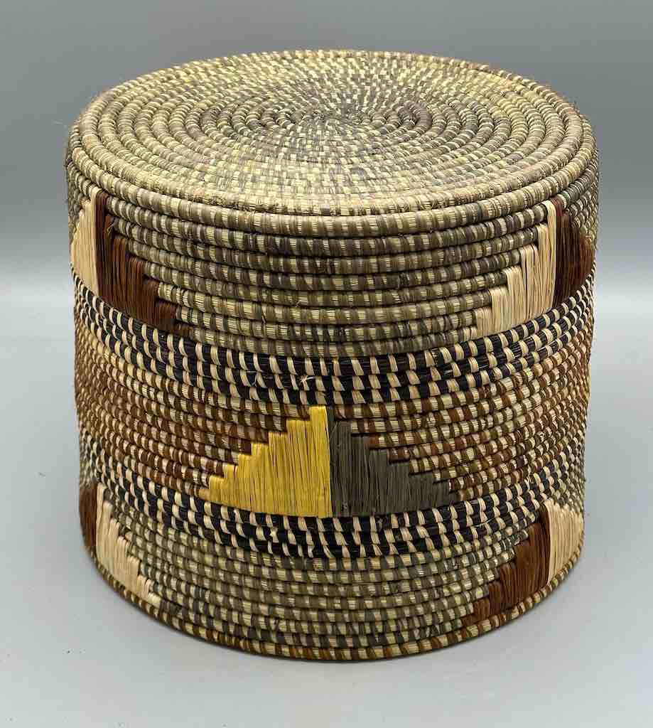 Large flared-top Batwa basket