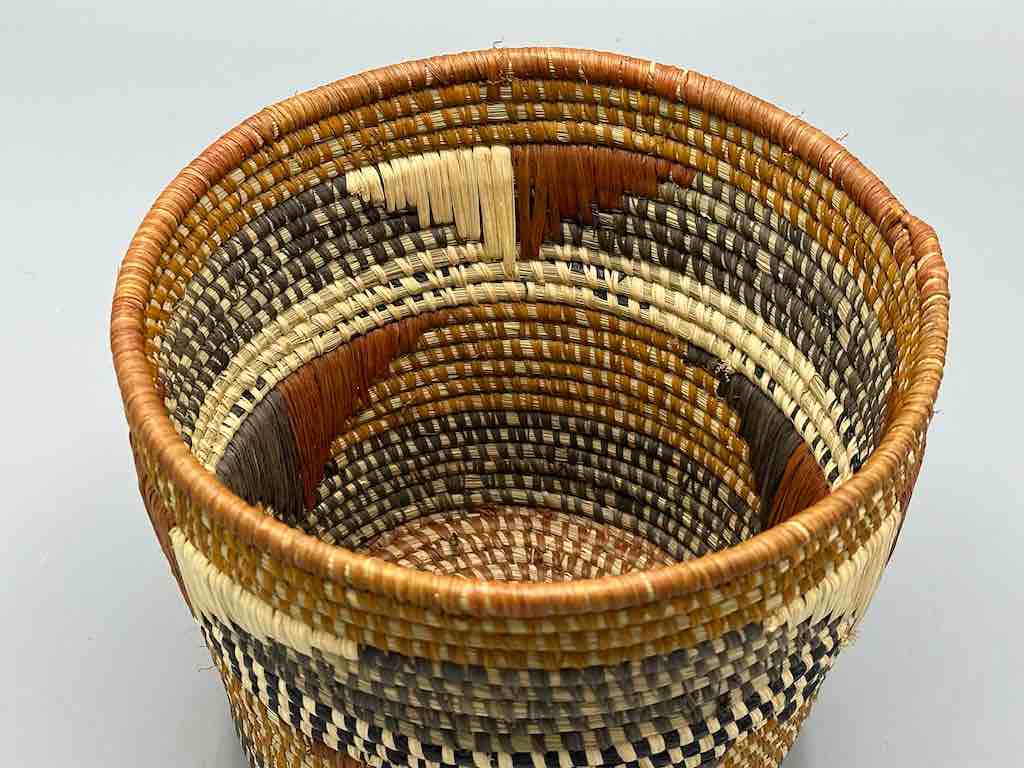 Flared-top Batwa basket