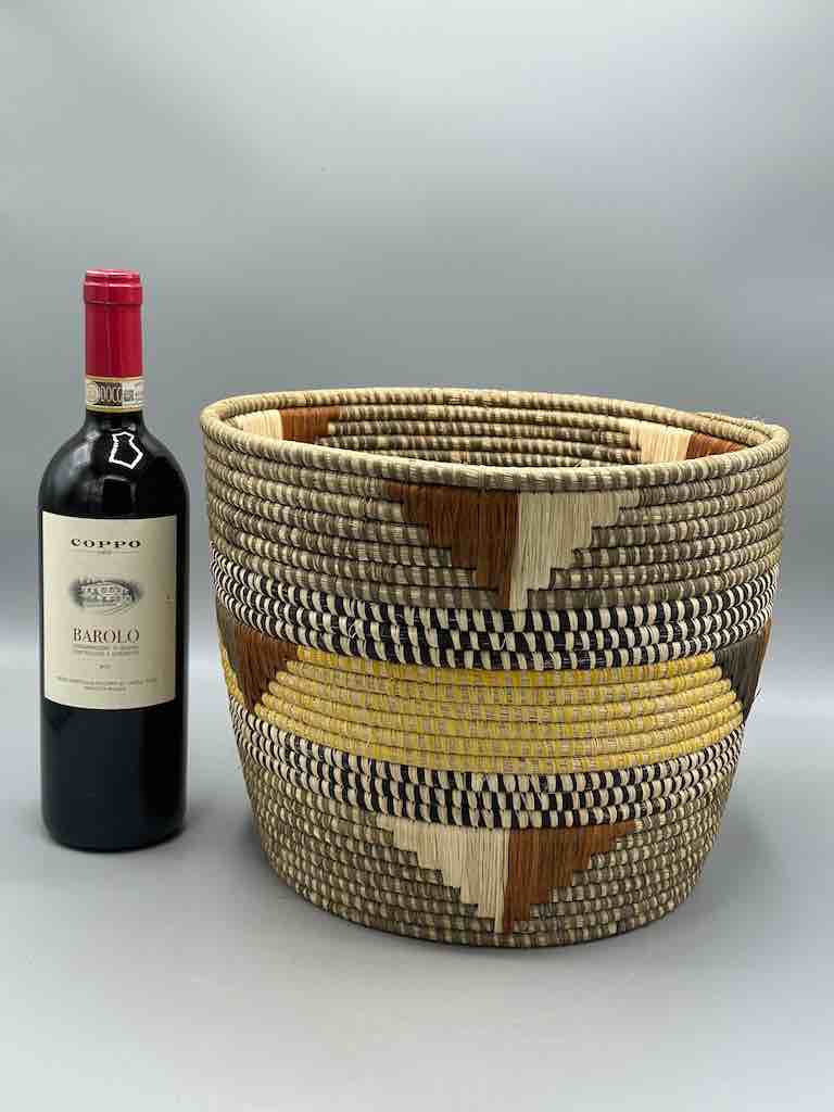 Large flared-top Batwa basket