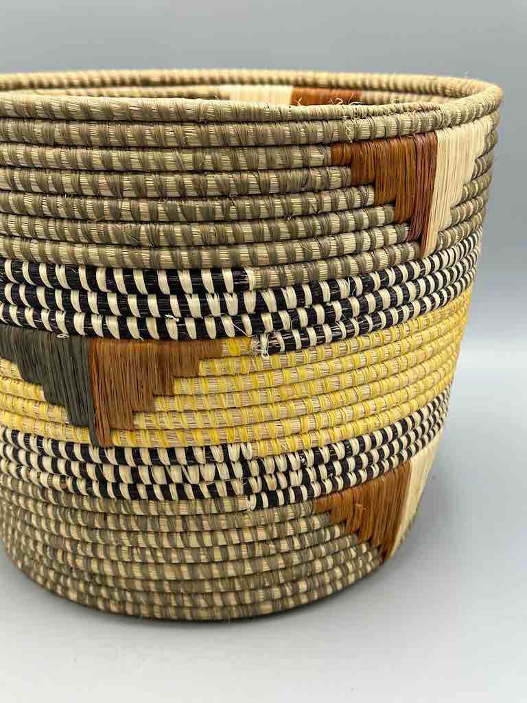 Large flared-top Batwa basket