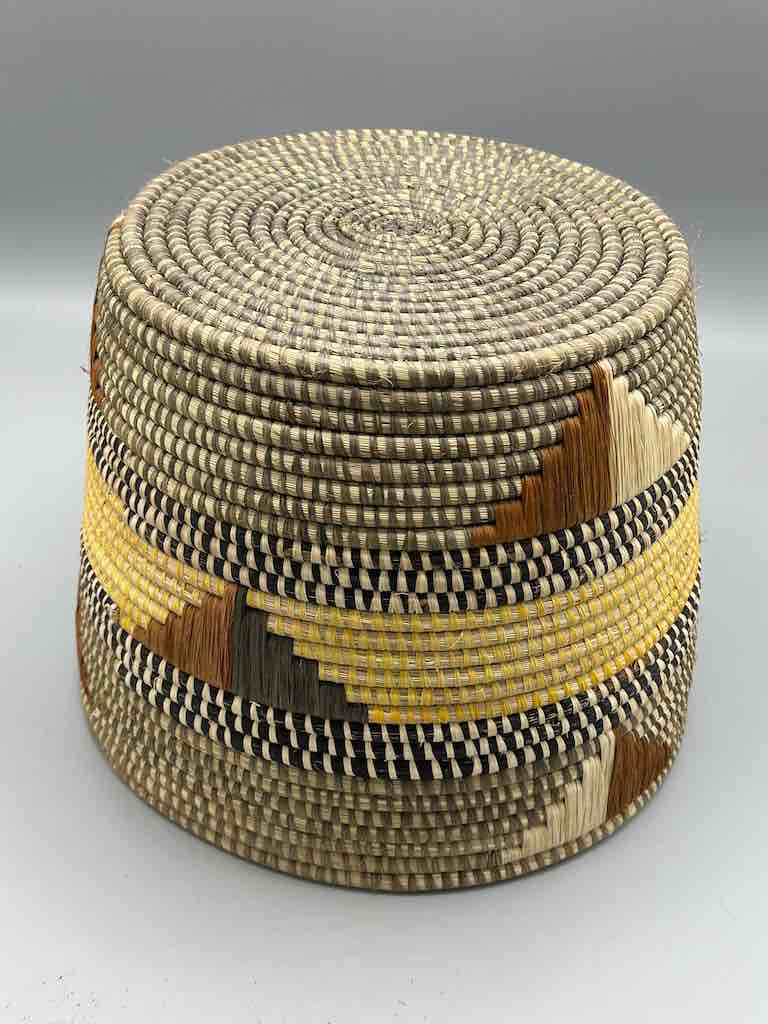 Large flared-top Batwa basket