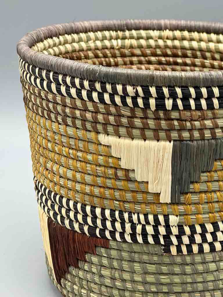 Flared-top Batwa basket