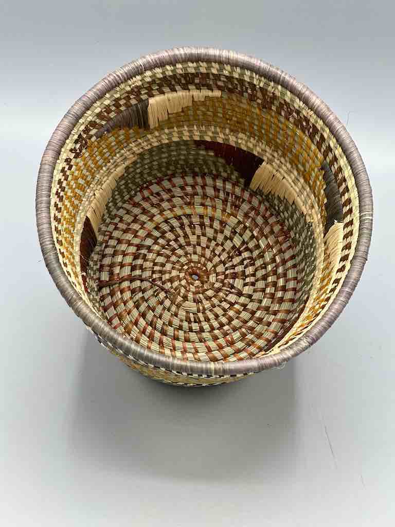 Flared-top Batwa basket