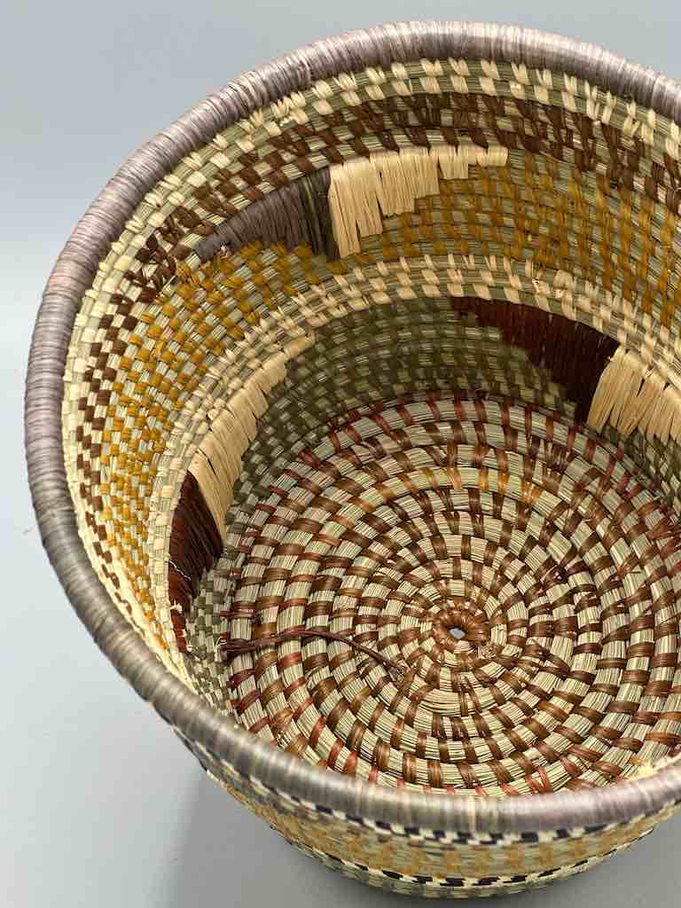 Flared-top Batwa basket