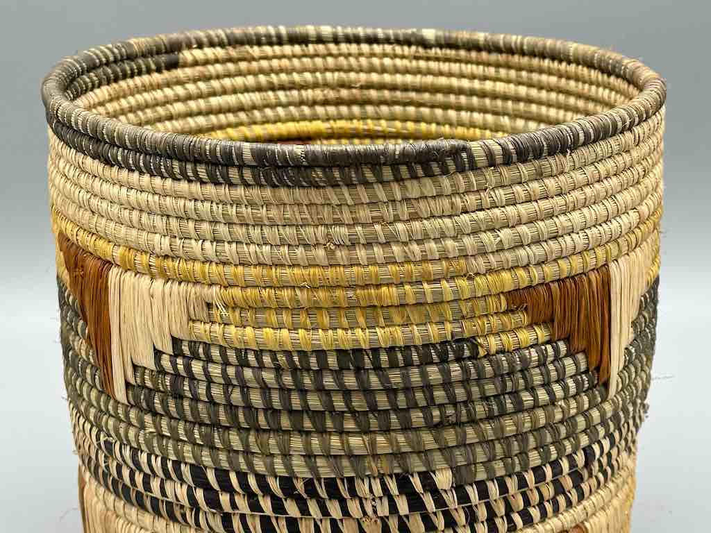 Large Cylindrical Batwa basket