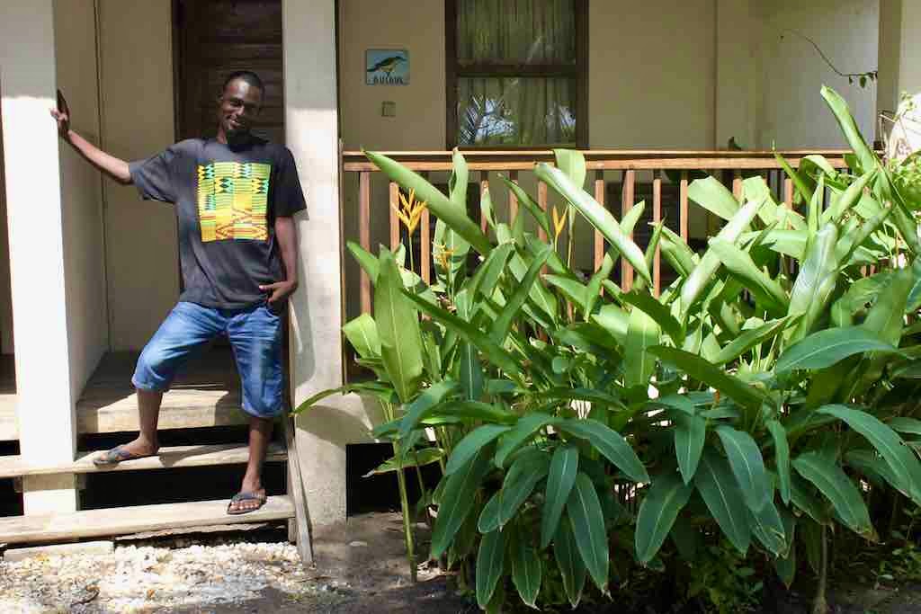 African Green Kente Cloth Design Natural 100% Cotton T-Shirt