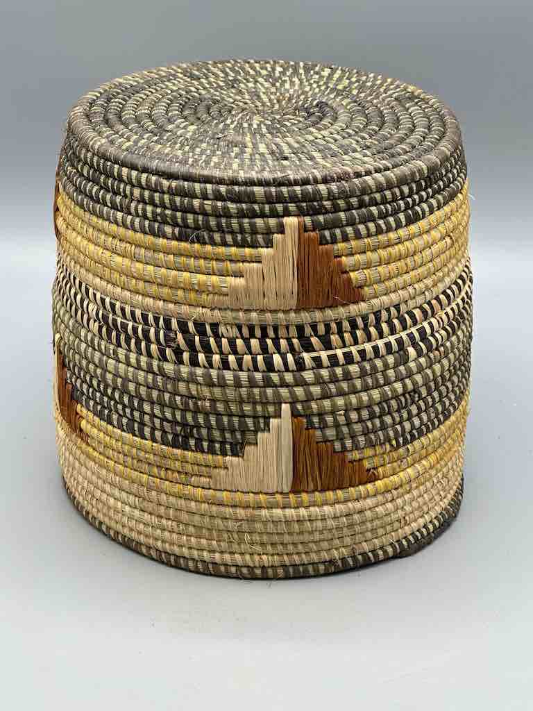 Large Cylindrical Batwa basket