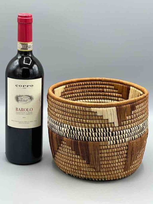 Cylindrical Batwa basket