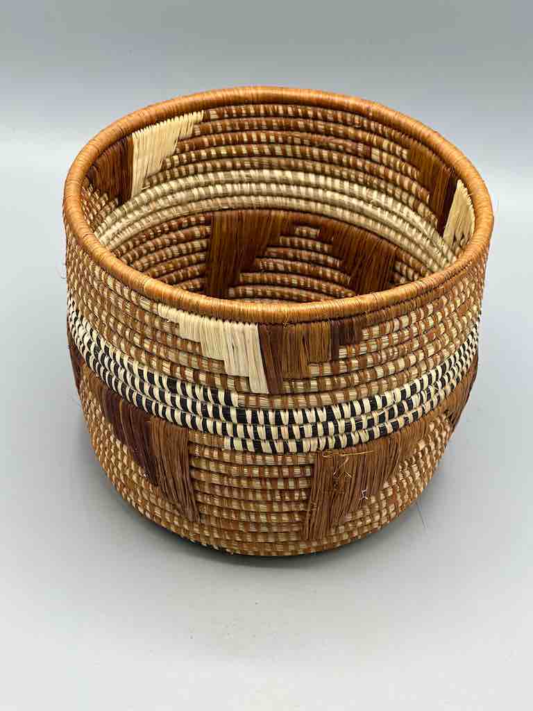 Cylindrical Batwa basket