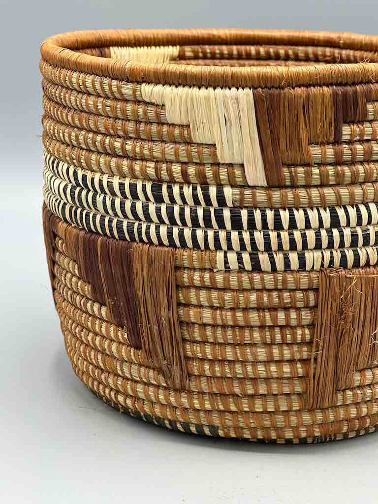 Cylindrical Batwa basket