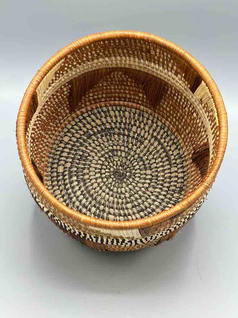 Cylindrical Batwa basket