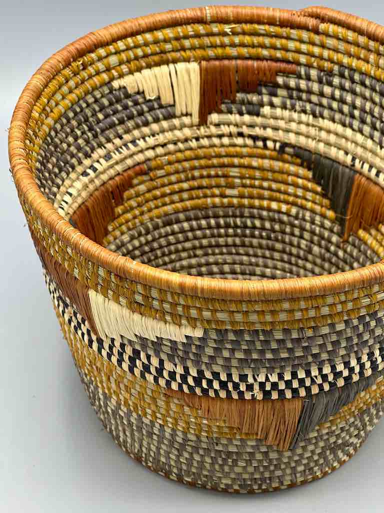 Flared-top Batwa basket