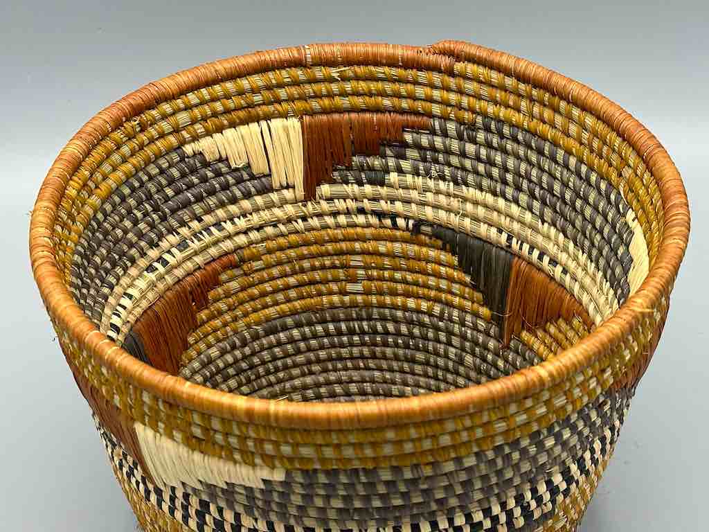 Flared-top Batwa basket