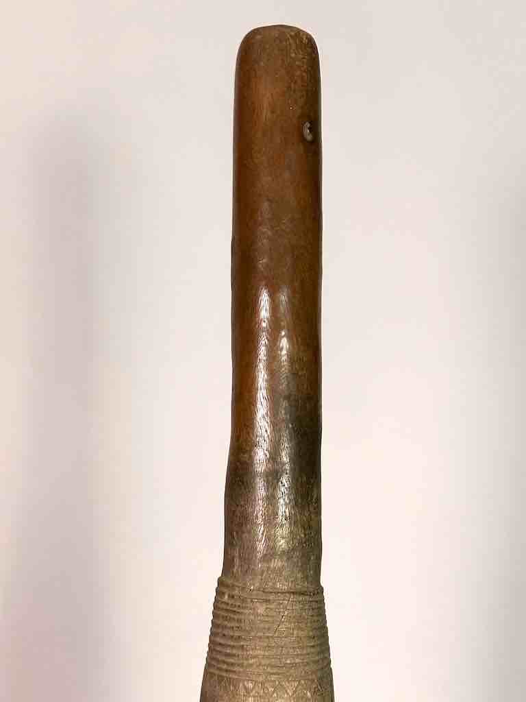 Very Old Used Moba Pestle, on Base - Togo