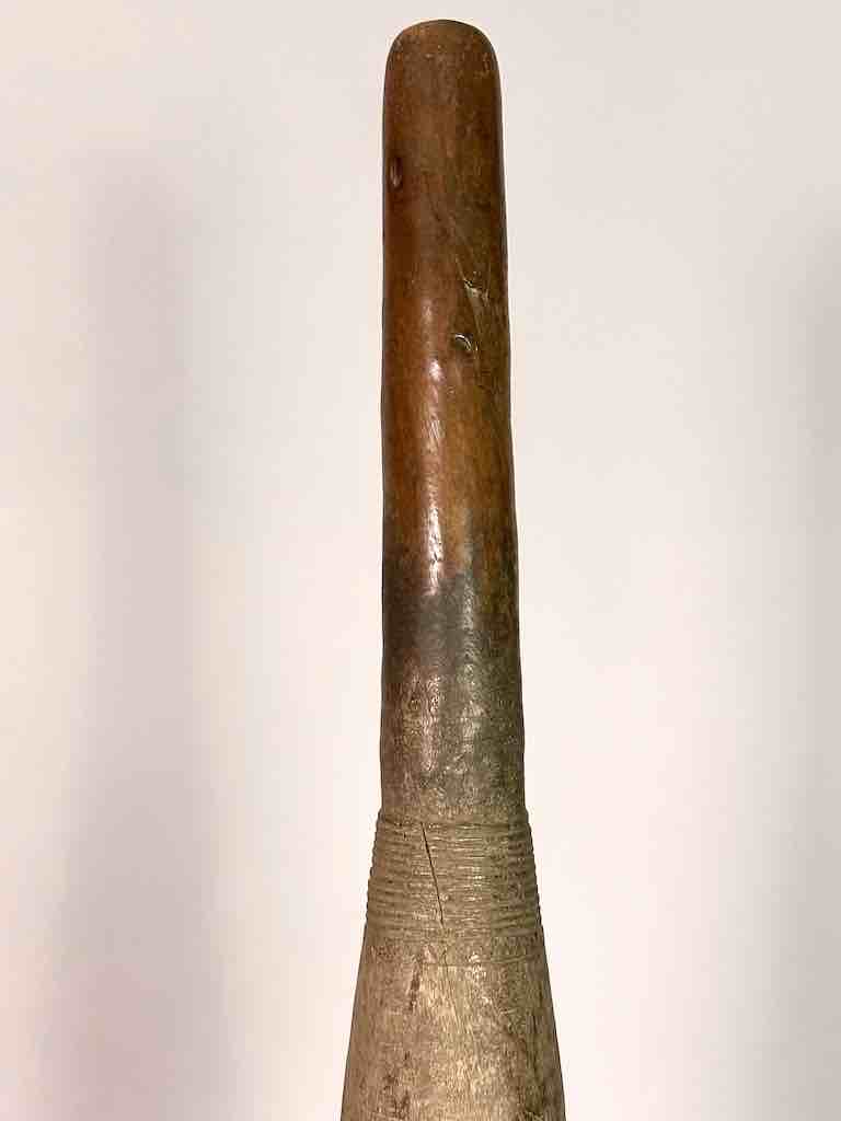 Very Old Used Moba Pestle, on Base - Togo