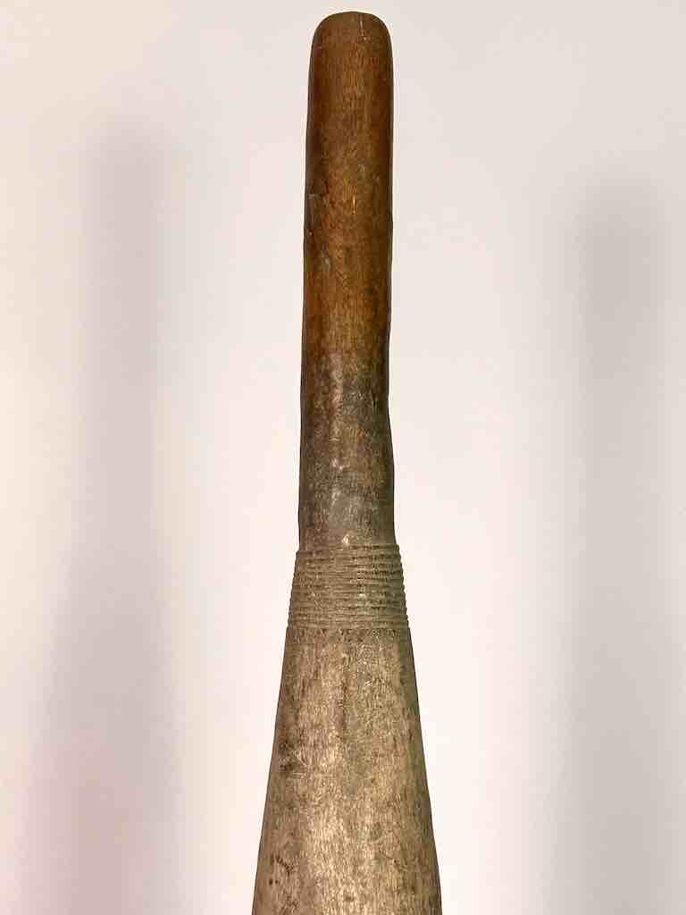 Very Old Used Moba Pestle, on Base - Togo