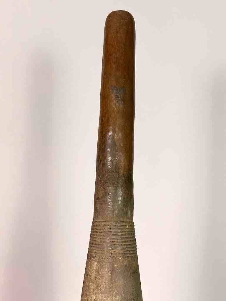 Very Old Used Moba Pestle, on Base - Togo