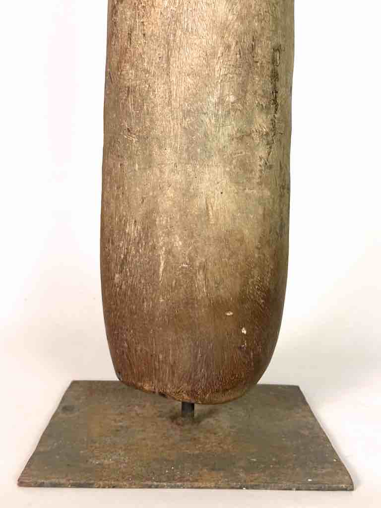 Very Old Used Moba Pestle, on Base - Togo