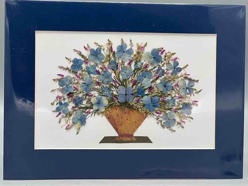Handmade Pressed Dried Real Flower Framed Collage - Floral Bouquet
