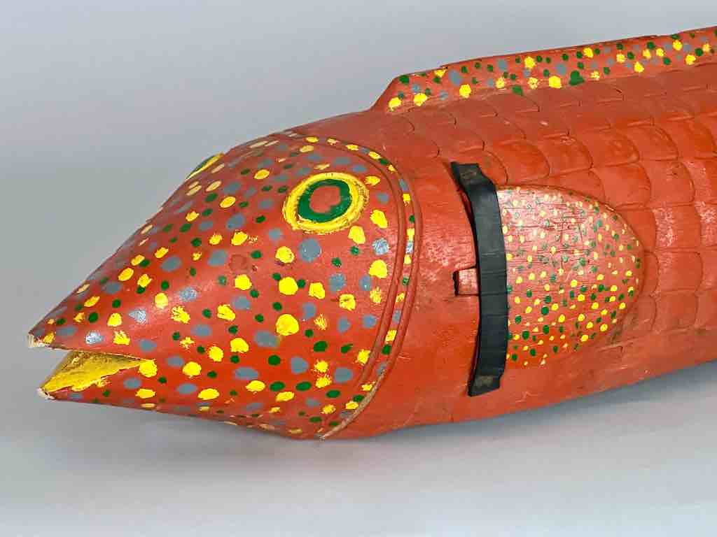 Full Size Bozo Salmon Fish Puppet Sculpture | 36"