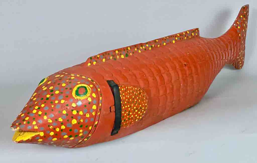 Full Size Bozo Salmon Fish Puppet Sculpture | 36"