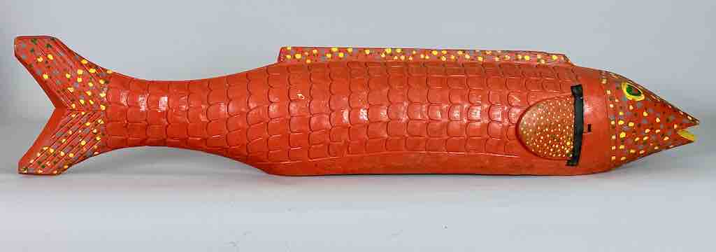 Full Size Bozo Salmon Fish Puppet Sculpture | 36"