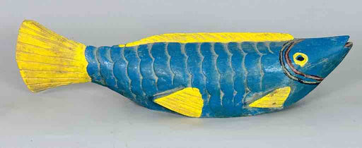 Medium Size Bozo Blue Fish Puppet Sculpture | 18"