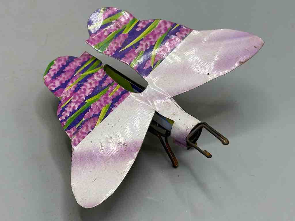 Recycled Metal Decor African Butterfly Insect