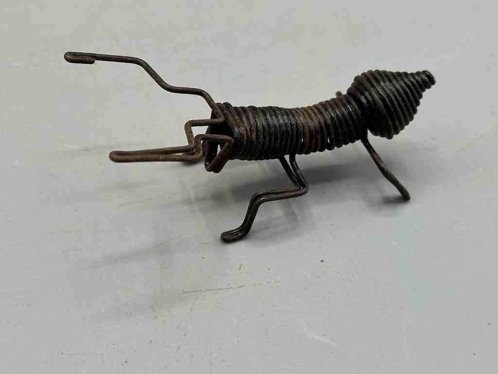 Recycled Coiled Wire Decor African Black Ant Insect