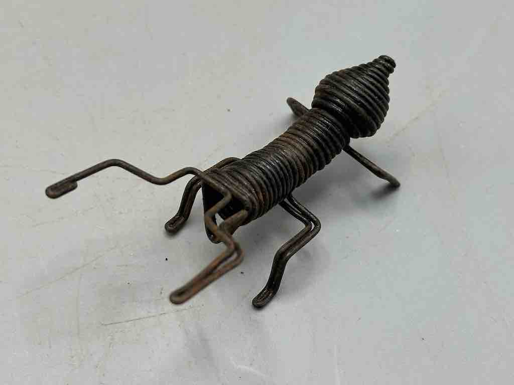 Recycled Coiled Wire Decor African Black Ant Insect