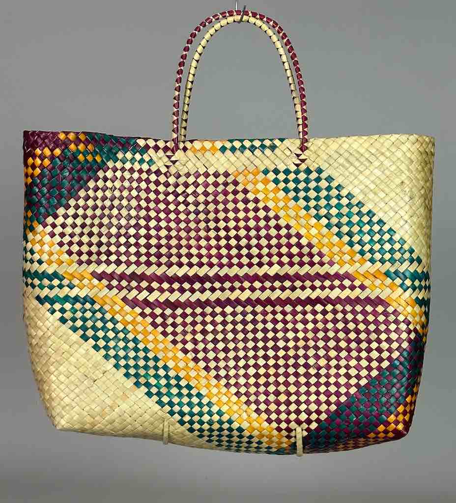 Large Pandan Straw Beach Handbag-Philippines