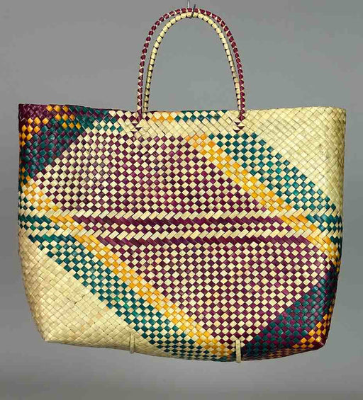 Large Pandan Straw Beach Handbag-Philippines