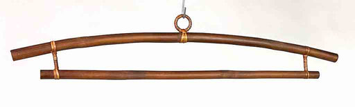 Bamboo Textile Hanger for 16" Wide Tapestry - Raised Center Style