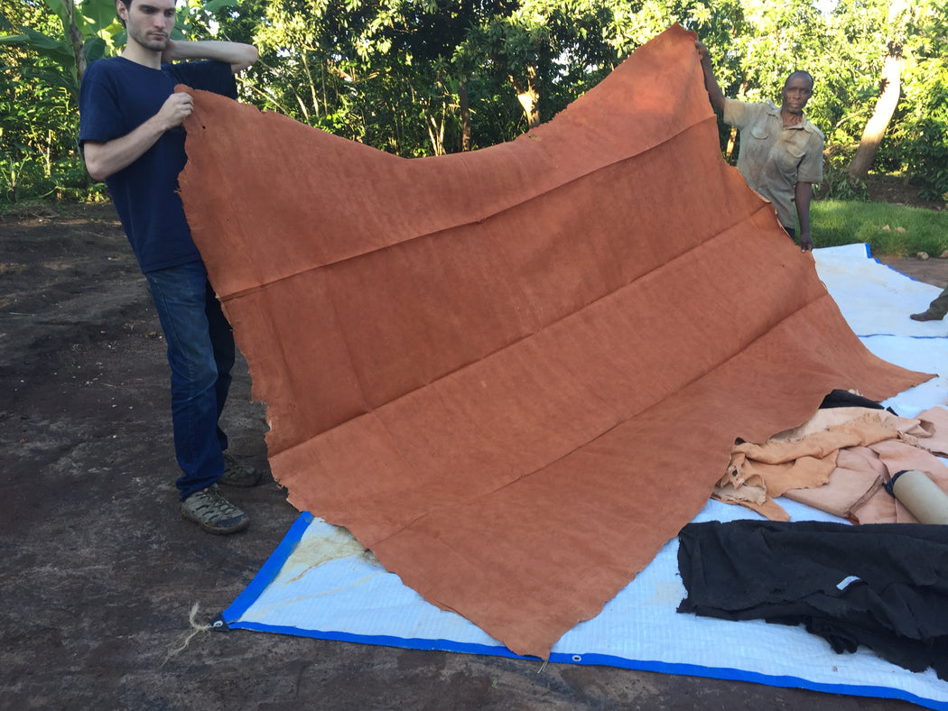 Natural "Red" Bark Cloth - Uganda | 136 x 69"