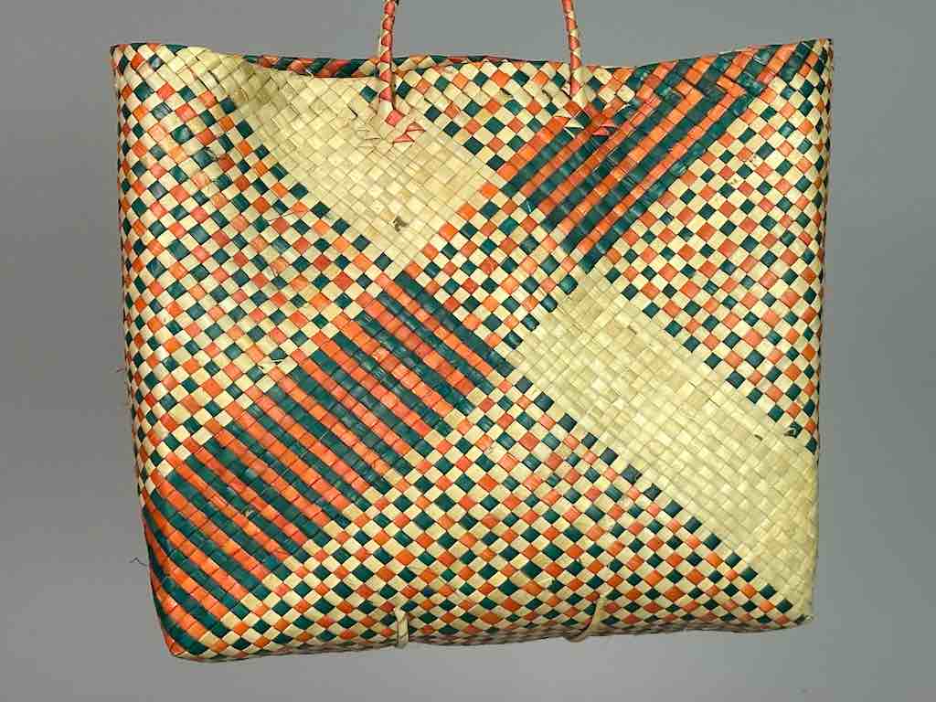 Large Pandan Straw Beach Handbag-Philippines